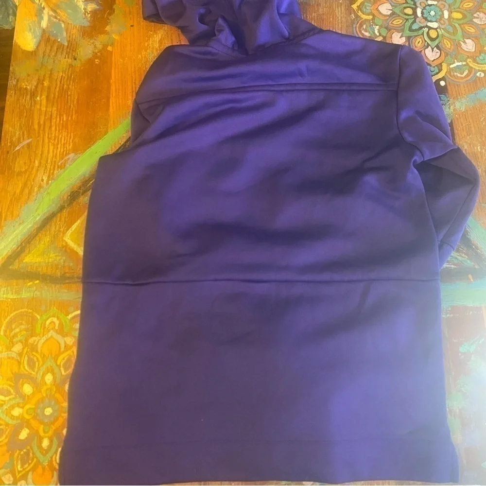 *Really Clean Arizona Coyotes adidas Purple Reverse Retro Pullover Hoodie Size S